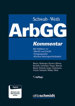 Abbildung von Schwab / Breyer | ArbGG Kommentar | 7. Auflage | 2026 | beck-shop.de
