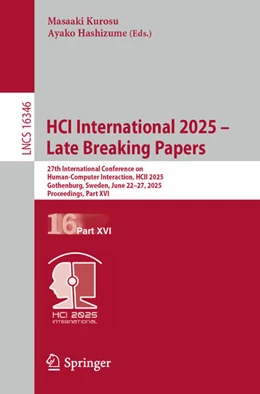 Abbildung von Wei / Margetis | HCI International 2025 – Late Breaking Papers | 1. Auflage | 2026 | beck-shop.de