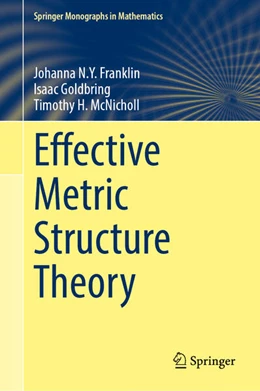 Abbildung von N.Y. Franklin / Goldbring | Effective Metric Structure Theory | 1. Auflage | 2026 | beck-shop.de