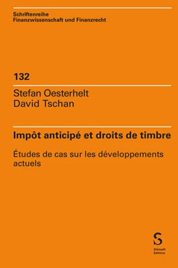Abbildung von Oesterhelt / Tschan | Impôt anticipé et droits de timbre | 1. Auflage | 2025 | beck-shop.de