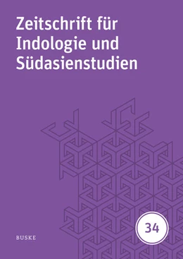 Abbildung von Oberlies / Harder | Zeitschrift für Indologie und Südasienstudien, Band 34 (2017) | 1. Auflage | 2025 | beck-shop.de