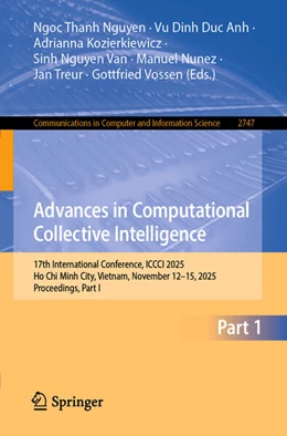 Abbildung von Nguyen / Dinh Duc Anh | Advances in Computational Collective Intelligence | 1. Auflage | 2025 | beck-shop.de