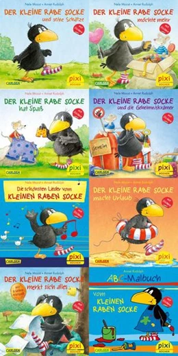 Abbildung von Moost | Pixi-8er-Set 193: Der kleine Rabe Socke mit Stickern (8x1 Exemplar) | 1. Auflage | 2026 | beck-shop.de