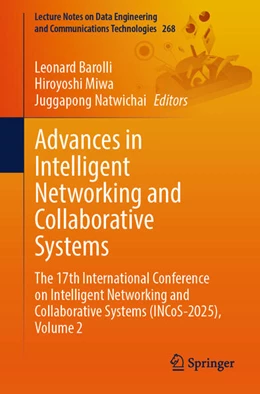 Abbildung von Barolli / Miwa | Advances in Intelligent Networking and Collaborative Systems | 1. Auflage | 2025 | beck-shop.de