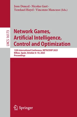 Abbildung von Doncel / Gast | Network Games, Artificial Intelligence, Control and Optimization | 1. Auflage | 2025 | beck-shop.de