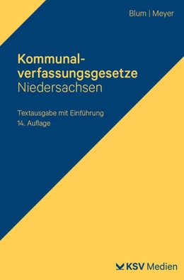 Abbildung von Kommunalverfassungsgesetze Niedersachsen | 14. Auflage | 2026 | beck-shop.de