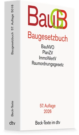 Abbildung von Baugesetzbuch: BauGB | 57. Auflage | 2026 | 5018 | beck-shop.de