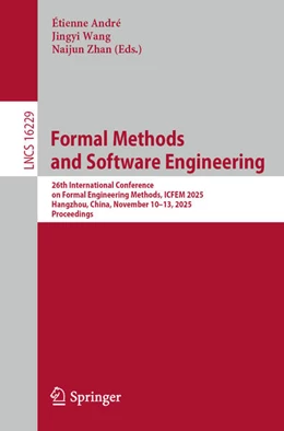 Abbildung von André / Wang | Formal Methods and Software Engineering | 1. Auflage | 2025 | beck-shop.de
