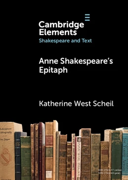 Abbildung von Scheil | Anne Shakespeare's Epitaph | 1. Auflage | 2026 | beck-shop.de