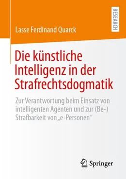 Abbildung von Quarck | Die künstliche Intelligenz in der Strafrechtsdogmatik | 1. Auflage | 2026 | beck-shop.de