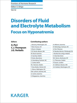 Abbildung von Peri / Thompson | Disorders of Fluid and Electrolyte Metabolism | 1. Auflage | 2019 | beck-shop.de