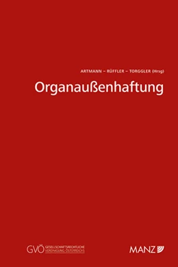 Abbildung von Artmann / Rüffler | Organaußenhaftung | 1. Auflage | 2025 | 12 | beck-shop.de