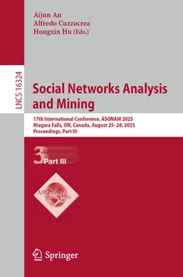 Abbildung von An / Cuzzocrea | Social Networks Analysis and Mining | 1. Auflage | 2026 | beck-shop.de