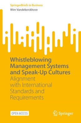 Abbildung von Vandekerckhove | Whistleblowing Management Systems and Speak-Up Cultures | 1. Auflage | 2026 | beck-shop.de