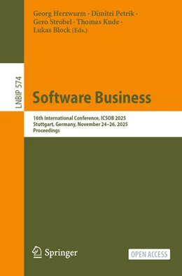 Abbildung von Herzwurm / Petrik | Software Business | 1. Auflage | 2026 | beck-shop.de