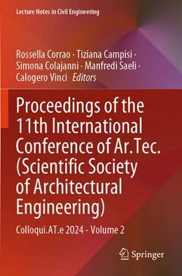 Abbildung von Corrao / Campisi | Proceedings of the 11th International Conference of Ar.Tec. (Scientific Society of Architectural Engineering) | 1. Auflage | 2025 | beck-shop.de