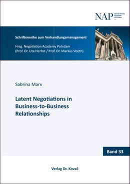 Abbildung von Marx | Latent Negotiations in Business-to-Business Relationships | 1. Auflage | 2026 | 33 | beck-shop.de