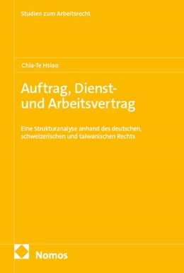 Abbildung von Hsiao | Auftrag, Dienst- und Arbeitsvertrag | 1. Auflage | 2026 | 61 | beck-shop.de