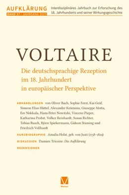 Abbildung von Mulsow / Stiening | Aufklärung 37: Voltaire | 1. Auflage | 2025 | 37 | beck-shop.de