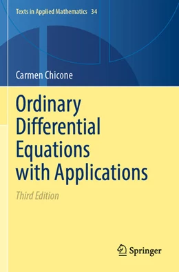 Abbildung von Chicone | Ordinary Differential Equations with Applications | 3. Auflage | 2025 | beck-shop.de