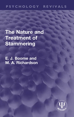Abbildung von Boome / Richardson | The Nature and Treatment of Stammering | 1. Auflage | 2026 | beck-shop.de