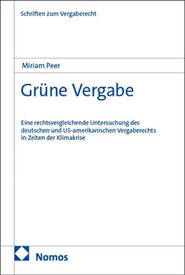Abbildung von Peer | Grüne Vergabe | 1. Auflage | 2026 | beck-shop.de