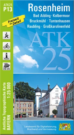 Abbildung von Landesamt für Digitalisierung | ATK25-P13 Rosenheim (Amtliche Topographische Karte 1:25000) | 1. Auflage | 2025 | beck-shop.de