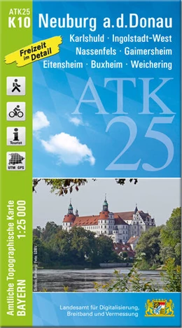 Abbildung von Landesamt für Digitalisierung | ATK25-K10 Neuburg a.d.Donau (Amtliche Topographische Karte 1:25000) | 1. Auflage | 2025 | beck-shop.de