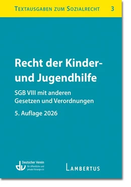 Abbildung von Recht der Kinder- und Jugendhilfe - SGB VIII mit anderen Gesetzen und Verordnungen | 5. Auflage | 2026 | beck-shop.de