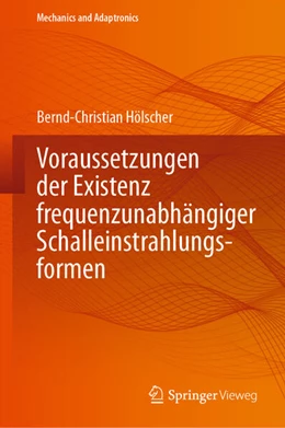 Abbildung von Hölscher | Voraussetzungen der Existenz frequenzunabhängiger Schalleinstrahlungsformen | 1. Auflage | 2025 | beck-shop.de