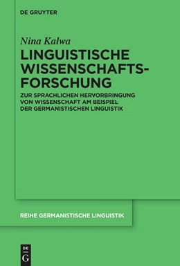 Abbildung von Kalwa | Linguistische Wissenschaftsforschung | 1. Auflage | 2025 | beck-shop.de