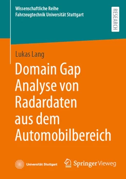 Abbildung von Lang | Domain Gap Analyse von Radardaten aus dem Automobilbereich | 1. Auflage | 2025 | beck-shop.de