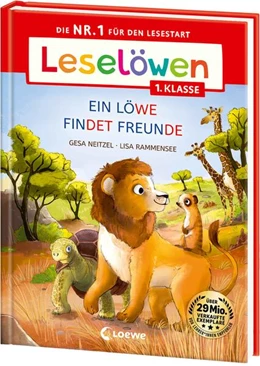 Abbildung von Neitzel | Leselöwen 1. Klasse - Ein Löwe findet Freunde (Großbuchstabenausgabe) | 1. Auflage | 2026 | beck-shop.de