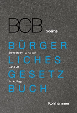 Abbildung von Albrecht / Schmidt-Kessel | Kommentar zum Bürgerlichen Gesetzbuch mit Einführungsgesetz und Nebengesetzen (BGB) (Soergel) | 14. Auflage | 2026 | beck-shop.de