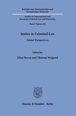 Abbildung von Hoven / Weigend | Justice in Criminal Law | 1. Auflage | 2025 | beck-shop.de
