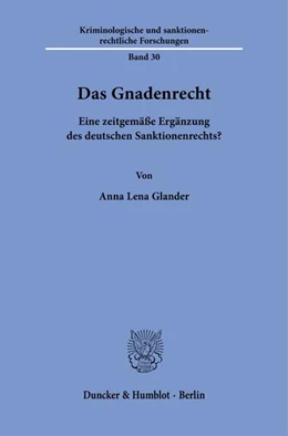 Abbildung von Glander | Das Gnadenrecht | 1. Auflage | 2025 | beck-shop.de