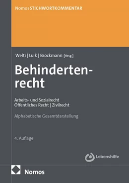 Abbildung von Welti / Luik | StichwortKommentar Behindertenrecht | 4. Auflage | 2026 | beck-shop.de