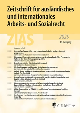 Abbildung von Becker | Zeitschrift für ausländisches und internationales Arbeits- und Sozialrecht | 1. Auflage | 2026 | beck-shop.de