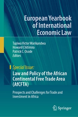 Abbildung von Warikandwa / Chitimira | Law and Policy of the African Continental Free Trade Area (AfCFTA) | 1. Auflage | 2025 | beck-shop.de