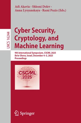 Abbildung von Akavia / Dolev | Cyber Security, Cryptology, and Machine Learning | 1. Auflage | 2025 | beck-shop.de