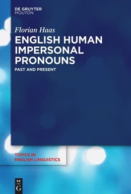 Abbildung von Haas | English Human Impersonal Pronouns | 1. Auflage | 2026 | 120 | beck-shop.de