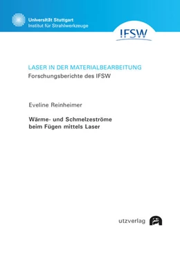 Abbildung von Reinheimer | Wärme- und Schmelzeströme beim Fügen mittels Laser | 1. Auflage | 2025 | 118 | beck-shop.de
