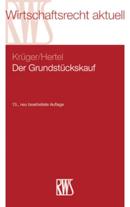 Abbildung von Krüger / Hertel | Der Grundstückskauf | 13. Auflage | 2026 | 105 | beck-shop.de