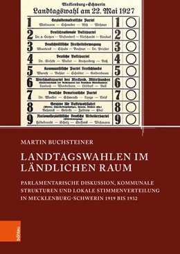 Abbildung von Buchsteiner | Landtagswahlen im ländlichen Raum | 1. Auflage | 2026 | beck-shop.de