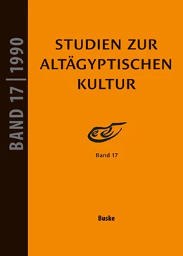 Abbildung von Altenmüller / Wildung | Studien zur Altägyptischen Kultur Band 17 | 1. Auflage | 2025 | beck-shop.de