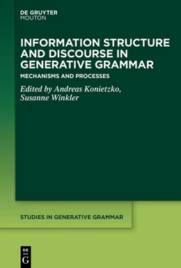 Abbildung von Konietzko / Winkler | Information Structure and Discourse in Generative Grammar | 1. Auflage | 2026 | beck-shop.de