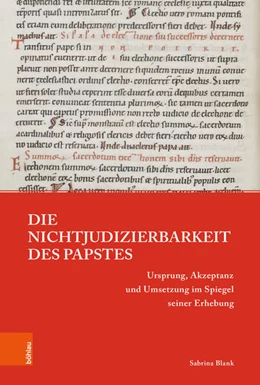 Abbildung von Blank | Die Nichtjudizierbarkeit des Papstes | 1. Auflage | 2026 | beck-shop.de
