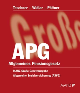 Abbildung von Pöltner | Allgemeines Pensionsgesetz APG | 1. Auflage | 2025 | 67 | beck-shop.de