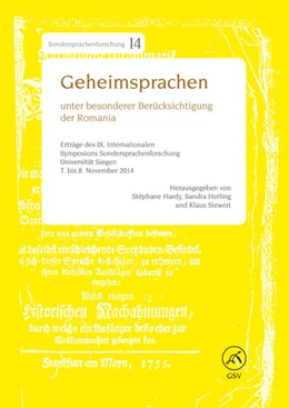 Abbildung von Hardy / Herling | Geheimsprachen unter besonderer Berücksichtigung der Romania | 1. Auflage | 2025 | beck-shop.de