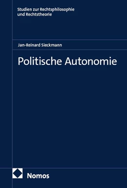 Abbildung von Sieckmann | Politische Autonomie | 1. Auflage | 2026 | 91 | beck-shop.de
